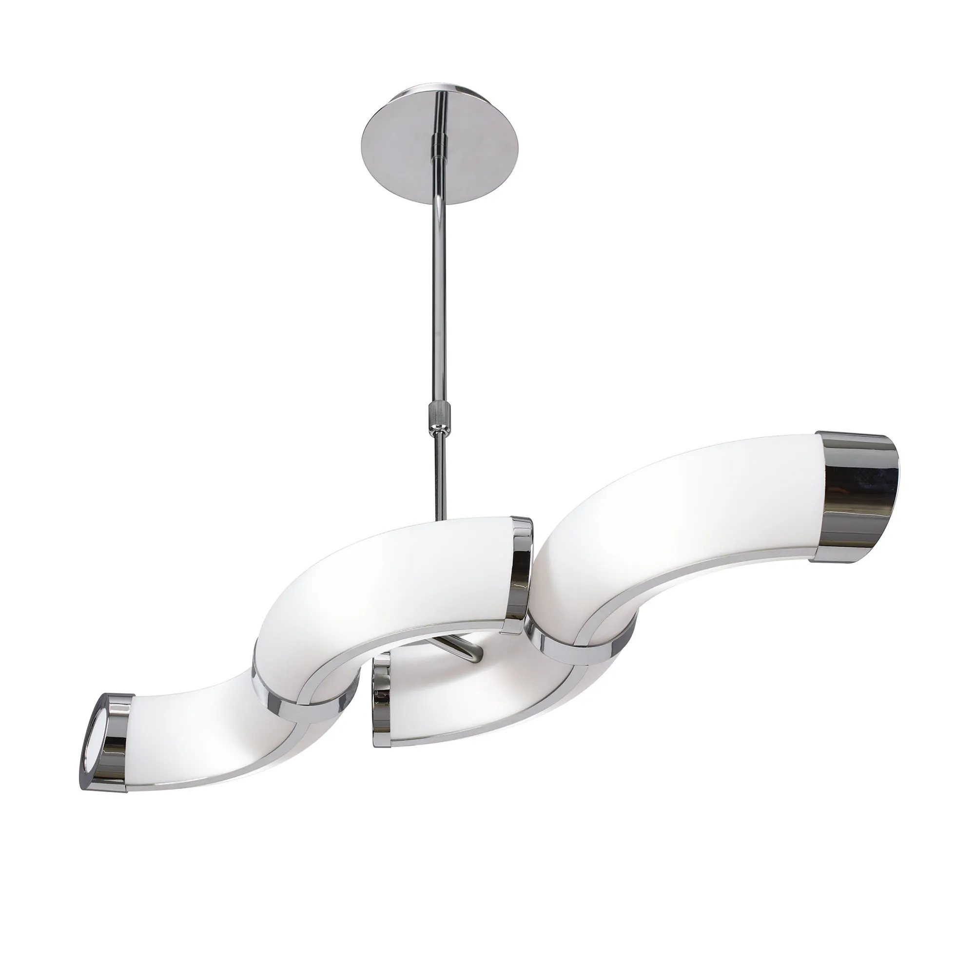 M0650  Guss Rectangular Telescopic/Semi Flush 4 Light